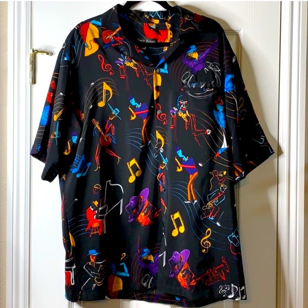 VIA RIPATTI JAZZ/MUSICIAN SHIRT VINTAGE NWOT - Picture 4 of 8